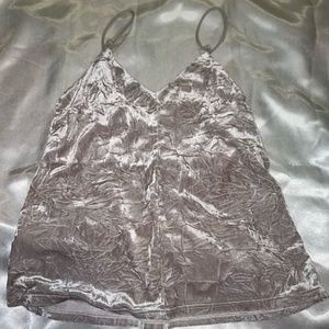 Amisu Velvet Tank Top